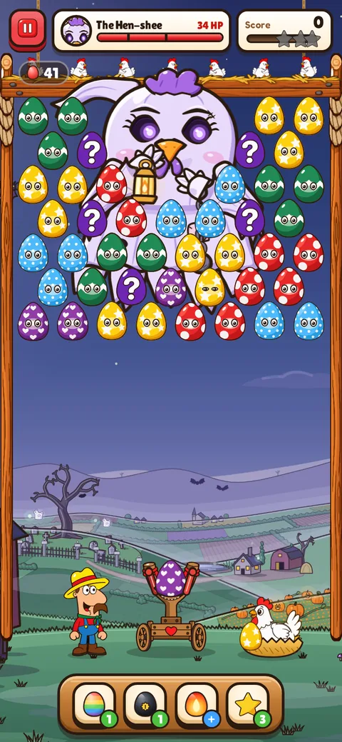 A Piccolino Pop! boss battle against the Hen-shee ghost.