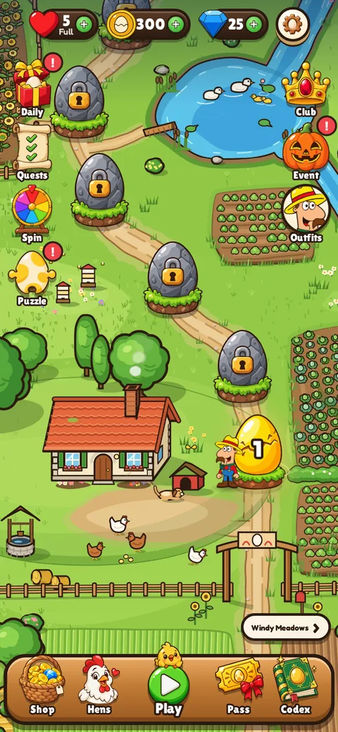 The Piccolino Pop! world map of Sunny Farm.